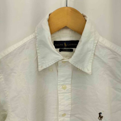 ラルフローレン RALPH LAUREN CUSTOM FIT ポニー刺繍 ボタンダウン L/S シャツ メンズ import:XS